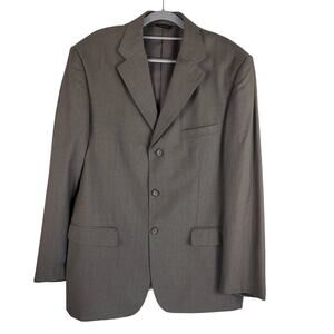 Cigliano Collezione Italy Gray Superior 100's Men's Blazer R44 W38